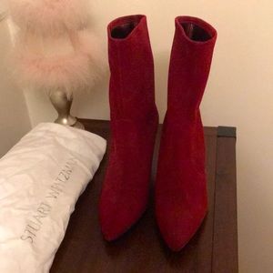 Stuart Weitzman stretch bootie